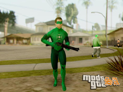 Skin Lanterna Verde para GTA San Andreas